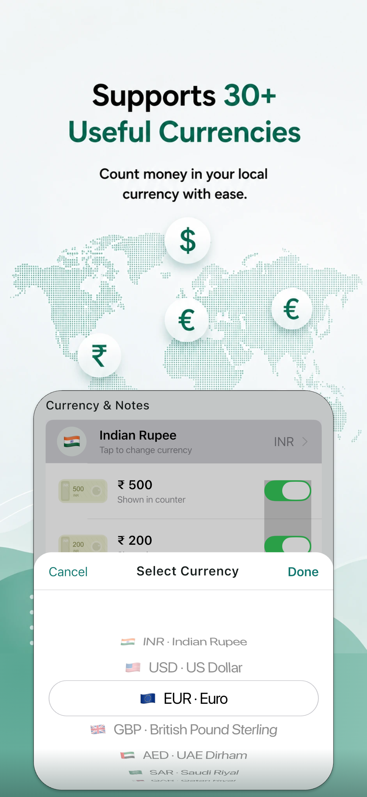 Cash Counter app screenshot 2