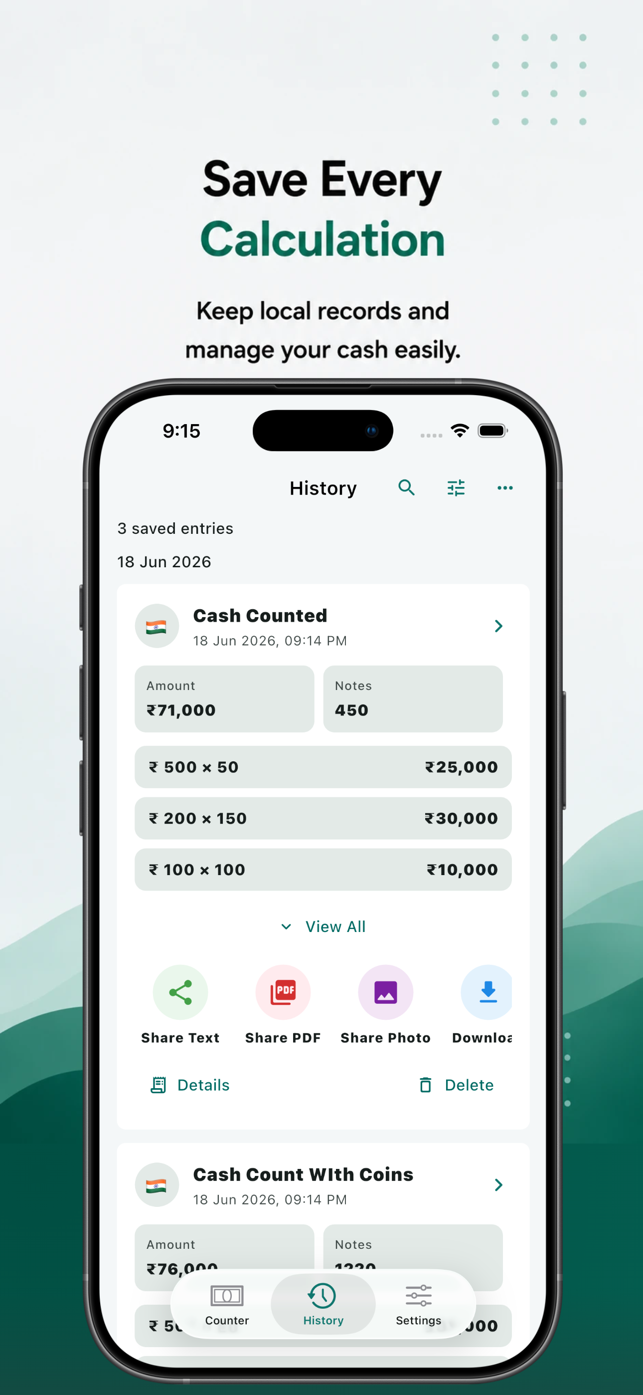 Cash Counter app screenshot 4