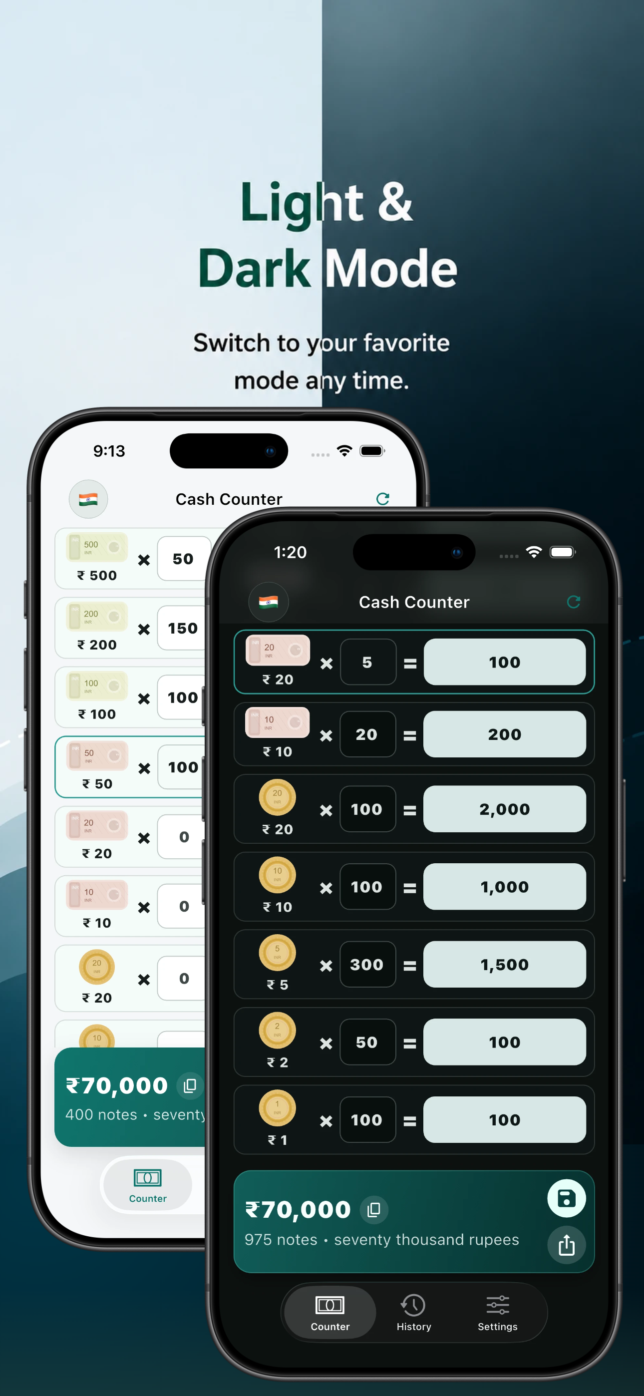 Cash Counter app screenshot 8